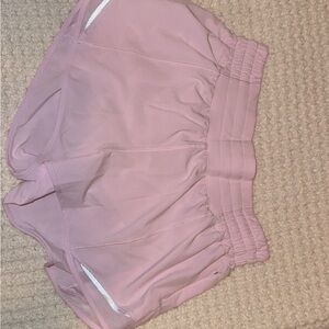 Lululemon Athletica Light Pink Athletic Shorts
